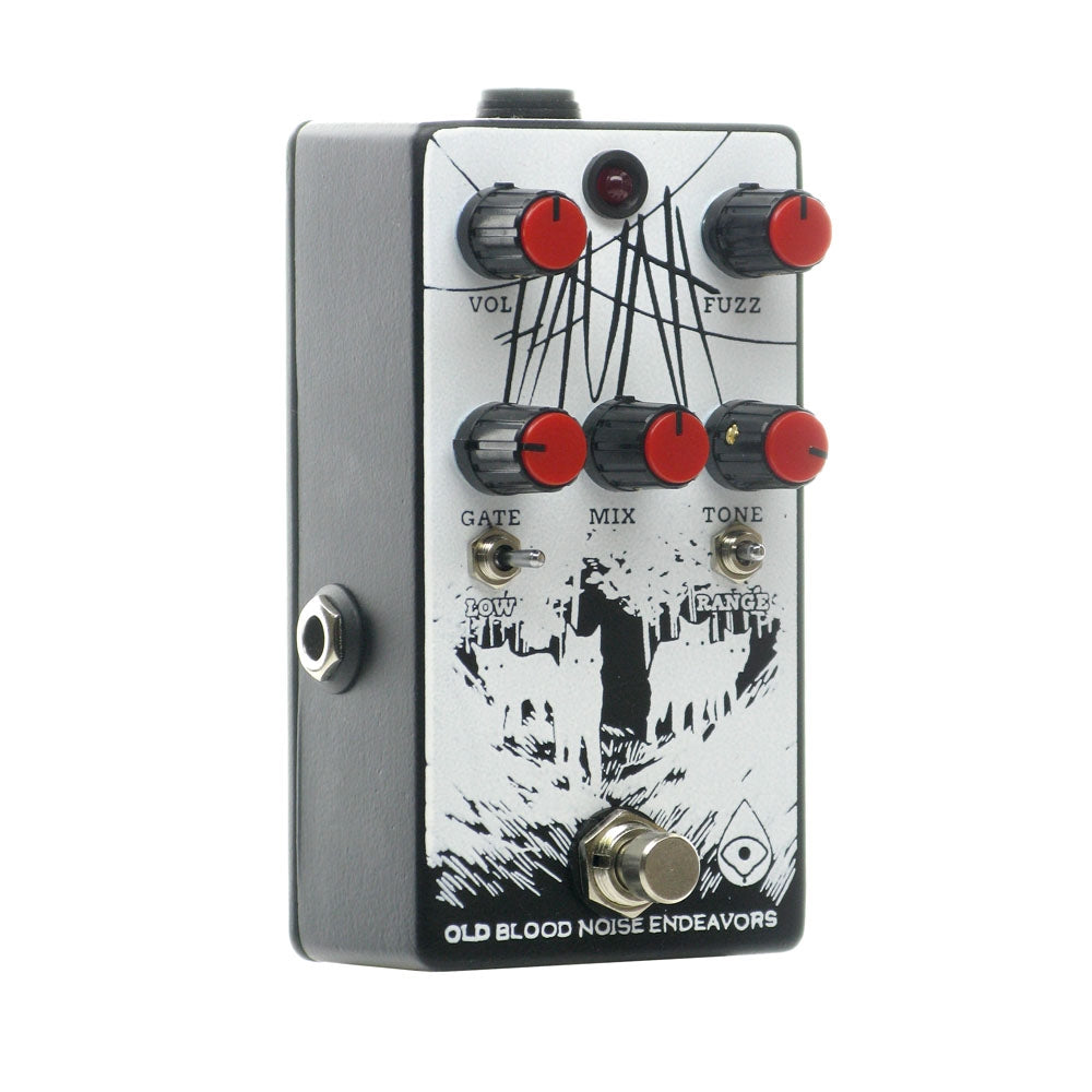 Old Blood Noise Endeavors Haunt Fuzz w/Clickless Switching, Black/White (Gear Hero Exclusive)