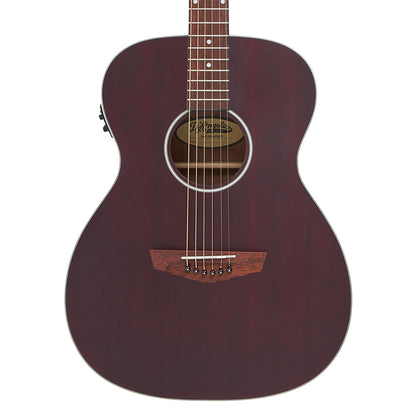 D'Angelico DAPLSOMSTWCP Premier Tammany LS Acoustic-Electric Guitar, Trans Wine (Gear Hero Exclusive)