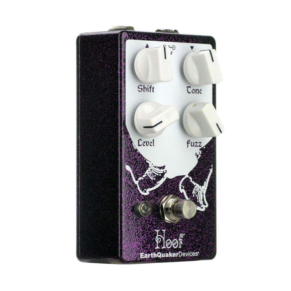 Earthquaker Devices Hoof V2 Hybrid Fuzz, Purple Sparkle (Gear Hero 
