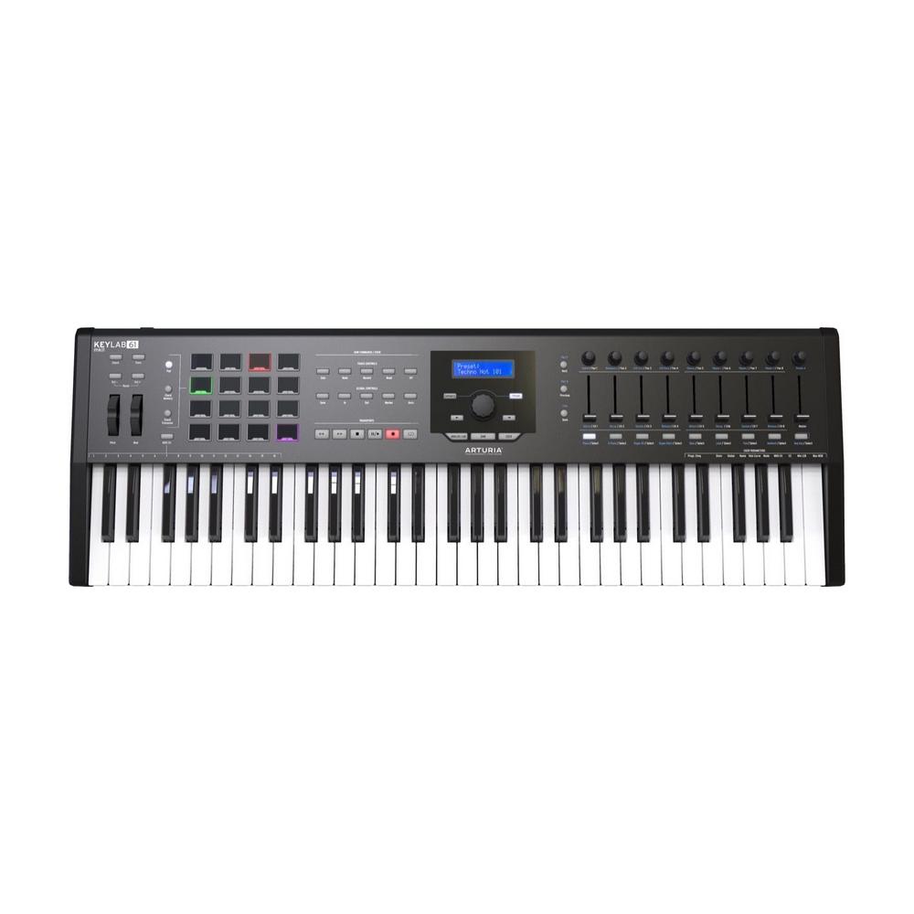 Arturia KeyLab 61 MKII Keyboard Controller, Black