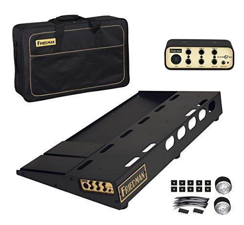 Friedman Tour Pro 1530 Gold Pack 15" x 30" Pedal Board with Riser, Professional Carrying Bag, and Buffer Bay 6