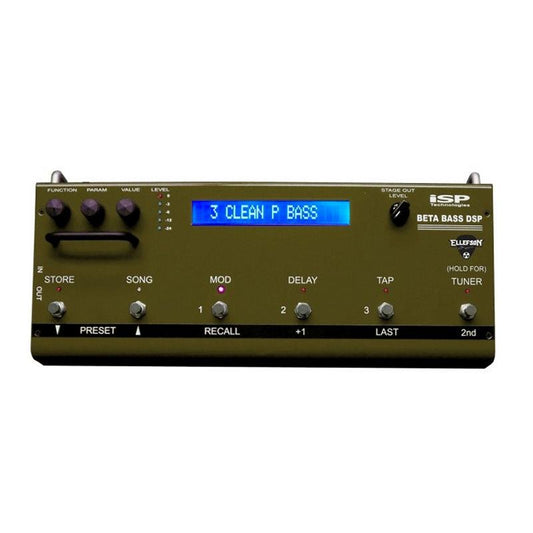 ISP Technologies David Ellefson Beta Bass DSP Preamp Effect Processor