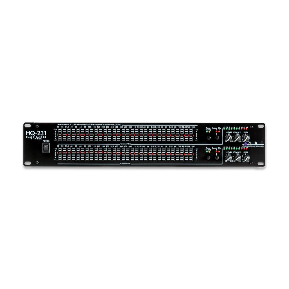 ART HQ231 Two Channel 31 Band Graphic Equalizer