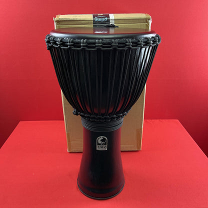 [USED] Toca SFDJ-14BMB Canon Djembe 14" w/Bag, Black Mamba