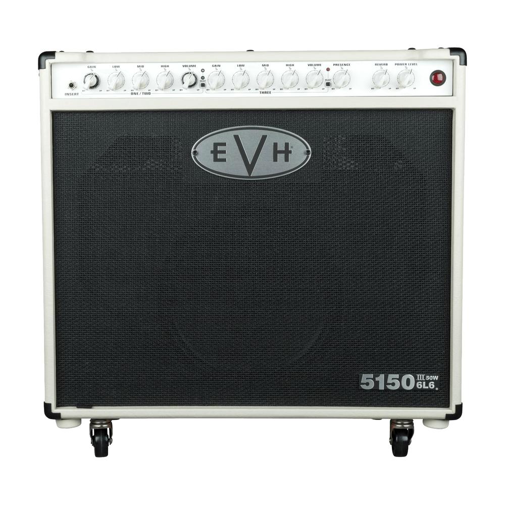 EVH 5150III 50-Watt 1x12" Tube Combo Guitar Amplifier, Ivory