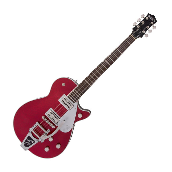Gretsch G6129T Players Edition Jet FT w/Bigsby Electric Guitar, Red Sparkle