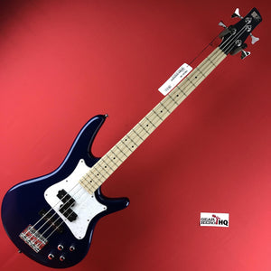 [USED] Ibanez SRMD200SBM SR Mezzo Electric Bass Guitar, Sapphire Blue Metallic