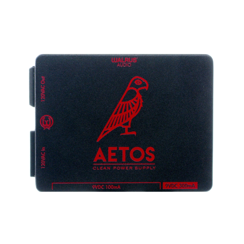 Walrus Audio Aetos 8 Output Power Supply, Black/Red (Gear Hero Exclusive)