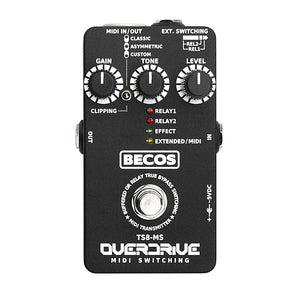 BECOS FX TS8-MS Overdrive and MIDI/Amp Channel Switcher (Gear Hero Exclusive)