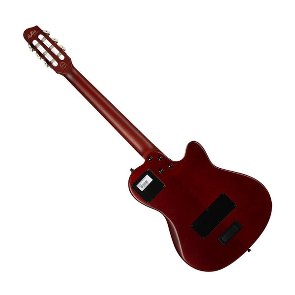 Godin Multiac Encore Left Handed Nylon String Acoustic Electric Guitar w/Gig Bag, Natural Semi Gloss