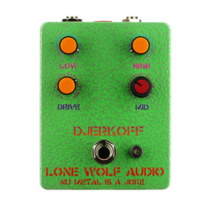 Lone Wolf Audio Djerkoff V2 Preamp Booster, Green