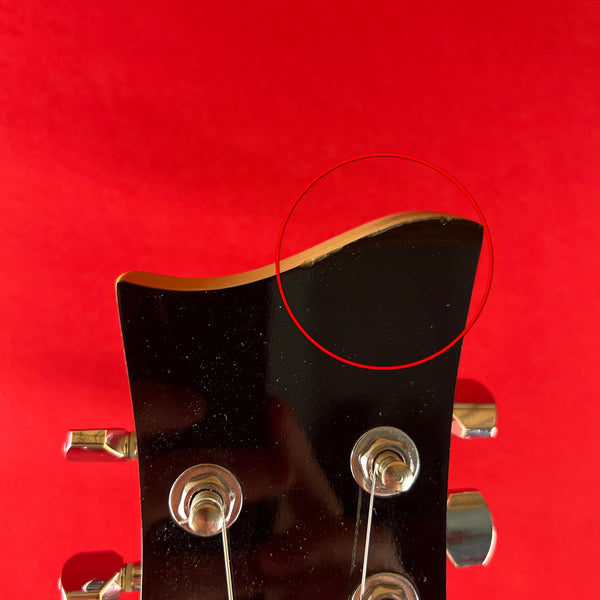 [USED] Hofner HOF-HCT-SH-BK-O Shorty Travel Guitar, Black Finish (See Description)