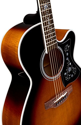 Takamine EF450C Thermal Top Acoustic/ Electric Guitar Brown Sunburst