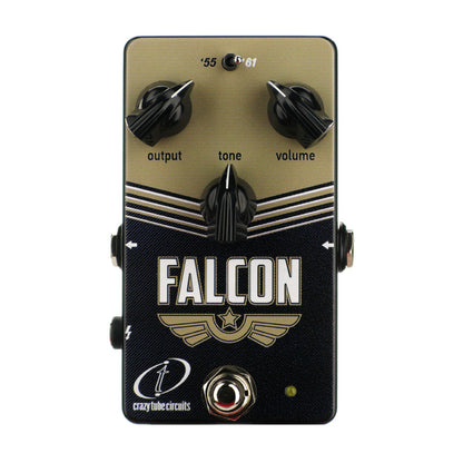 Crazy Tube Circuits Falcon Overdrive, Black (Gear Hero Exclusive)