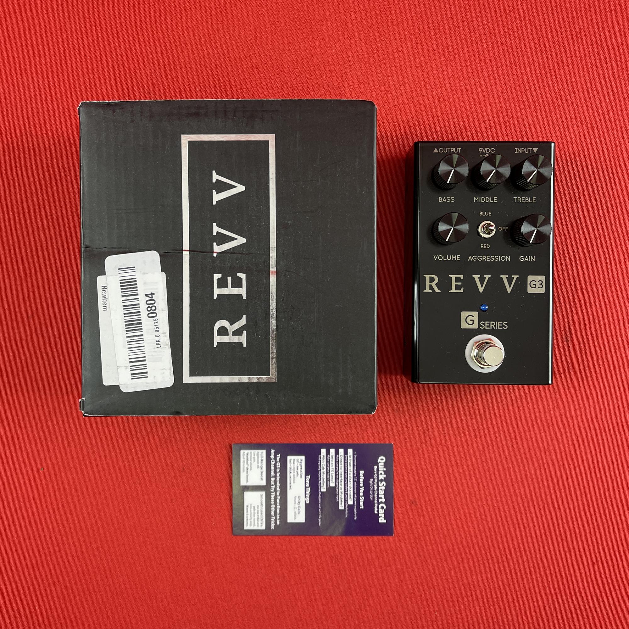 [USED] Revv Amplification G3 Distortion, Blackout Edition (Gear Hero Exclusive) (See Description)