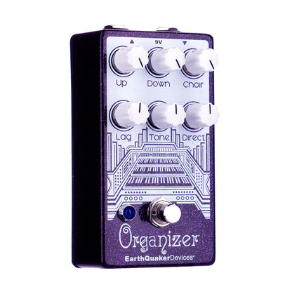 EarthQuaker Devices Organizer V2 Polyphonic Organ Emulator, Purple Sparkle (Gear Hero Exclusive)