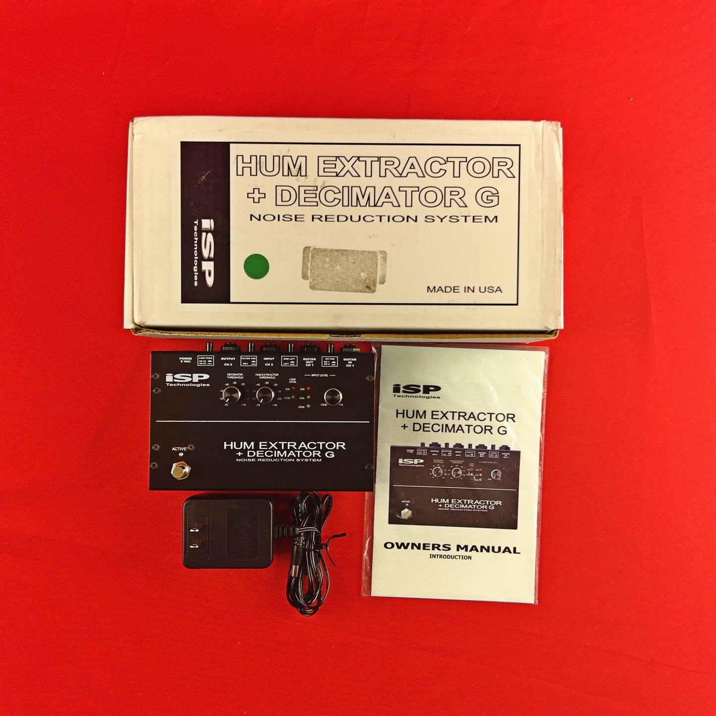 [USED] ISP Technologies Hum Extractor + Decimator G Noise Reduction Pedal (See Description)