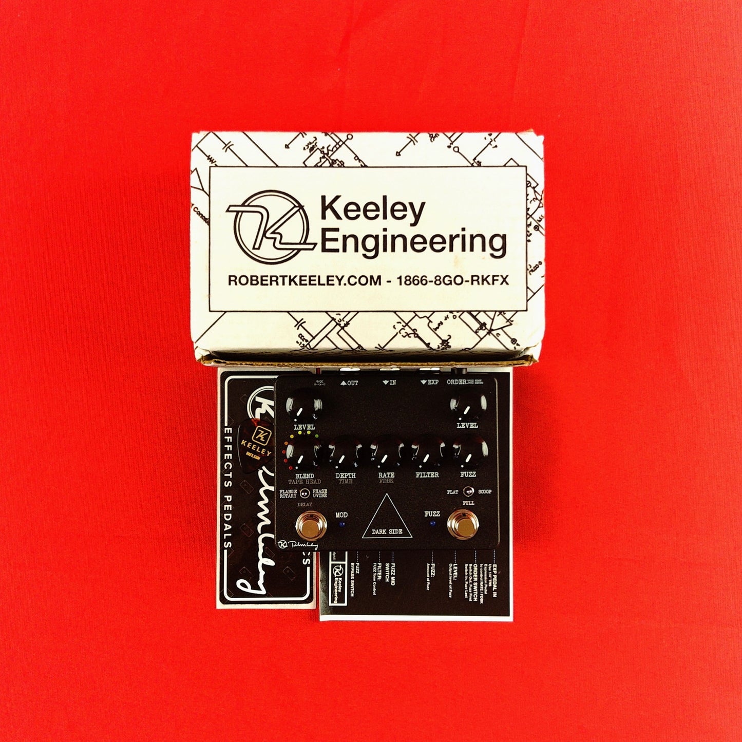 [USED] Keeley Dark Side Workstation Fuzz Delay Modulation