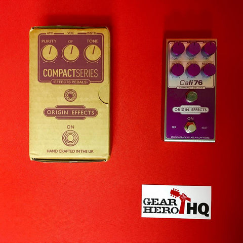 [USED] Origin Effects Cali-76 Compact Deluxe, Purple (Pedal Genie Exclusive)