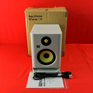[USED] KRK RP5G4WN ROKIT 5 Professional Bi-Amp 5" Powered Studio Monitor, White