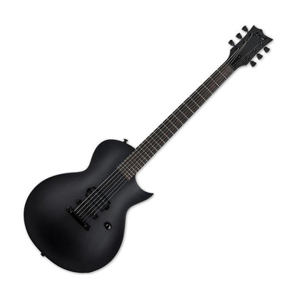 ESP LTD EC Black Metal Electric Guitar, Black Satin