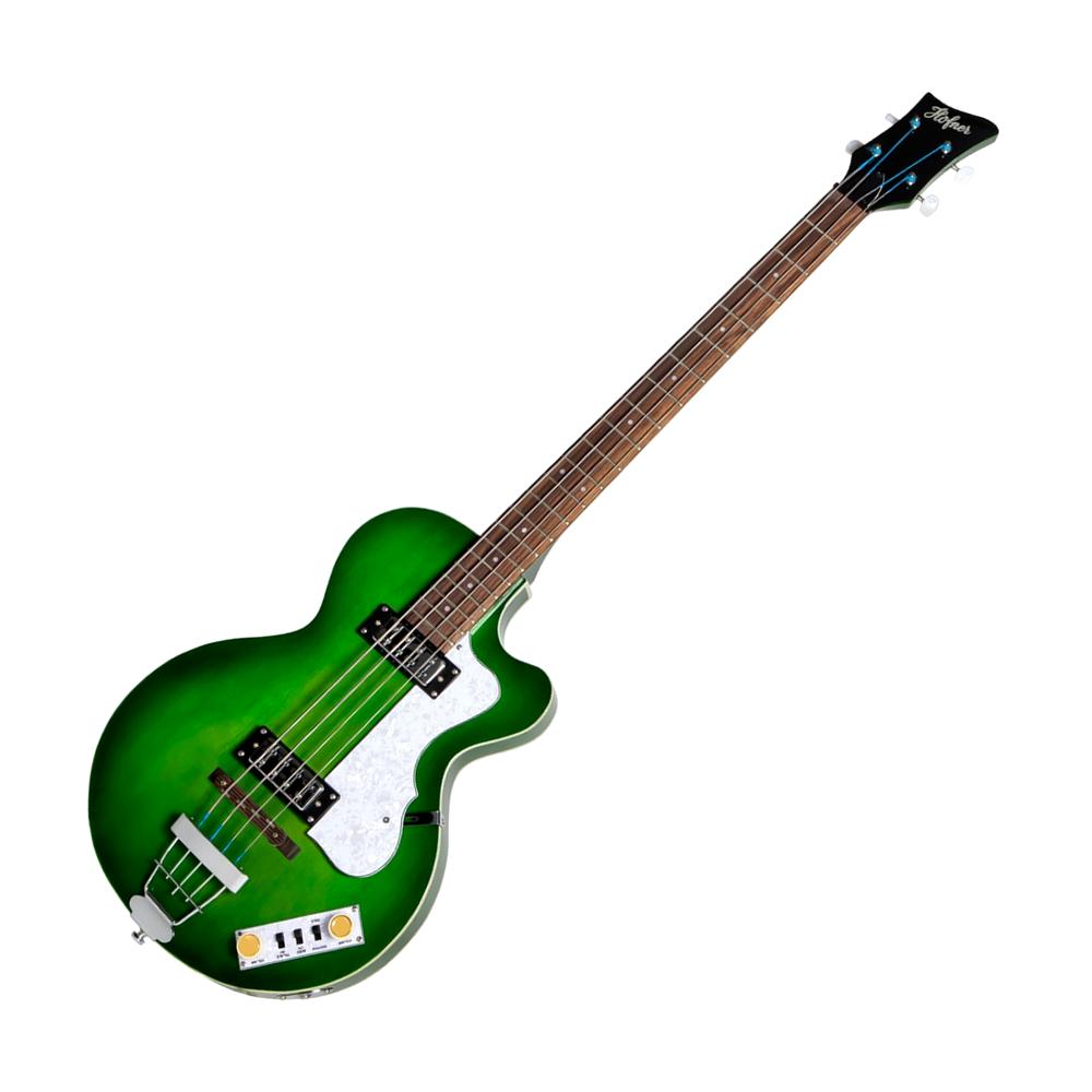 Hofner HI-CB-PE-GR Ignition Pro Club Bass, Green burst
