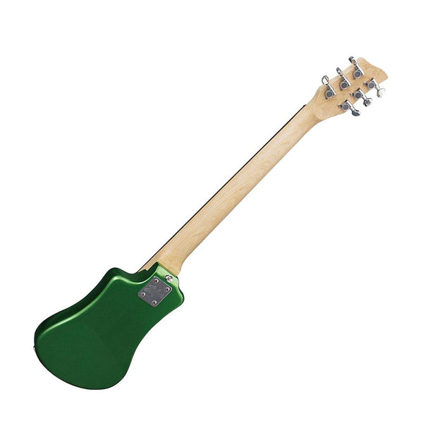 Hofner HCT-SH-CG-O Travel Electric Guitar, Cadillac Green
