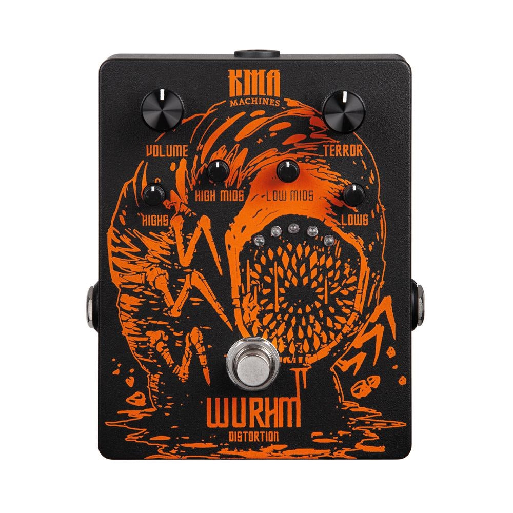 KMA Audio Machines WURHM High Gain Distortion, Black/Orange (Limited Edition)