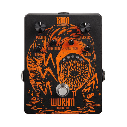 KMA Audio Machines WURHM High Gain Distortion, Black/Orange (Limited Edition)