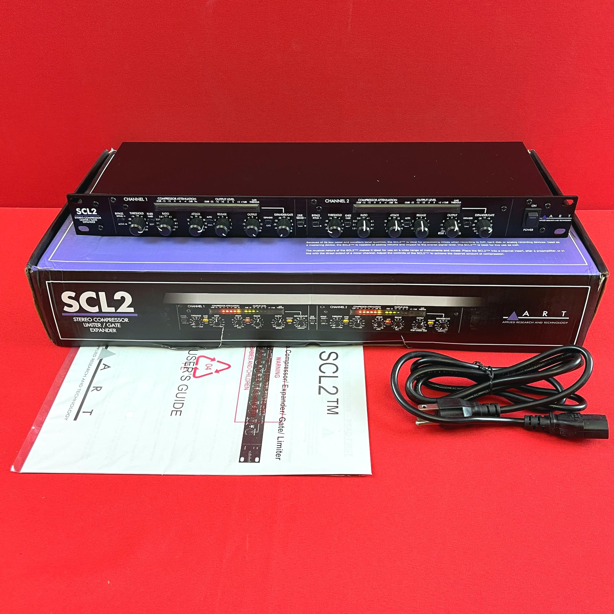 [USED] ART SCL2 Dual / Stereo Compressor / Limiter Expander / Gate