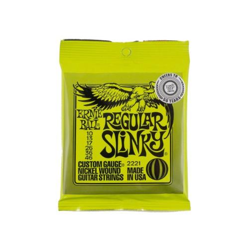 Ernie Ball 2221 Regular Slinky Nickel Wound Set (10 - 46)