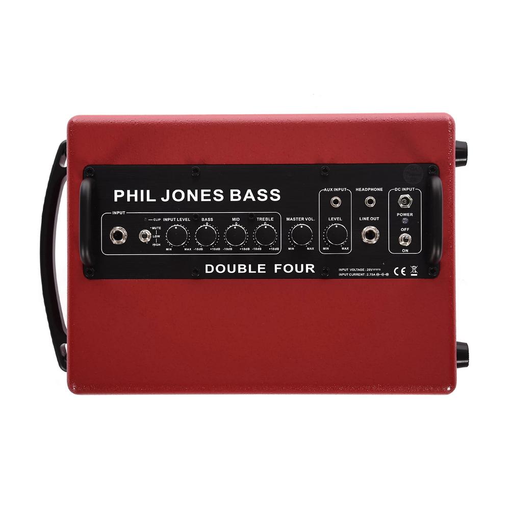 Phil Jones BG-75R Bass Double Four 70W Bass Combo Amp, Red