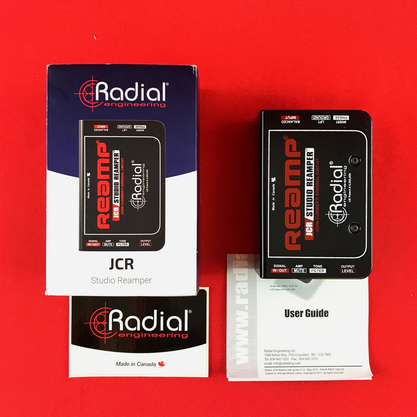 [USED] Radial Reamp JCR Studio Reamper