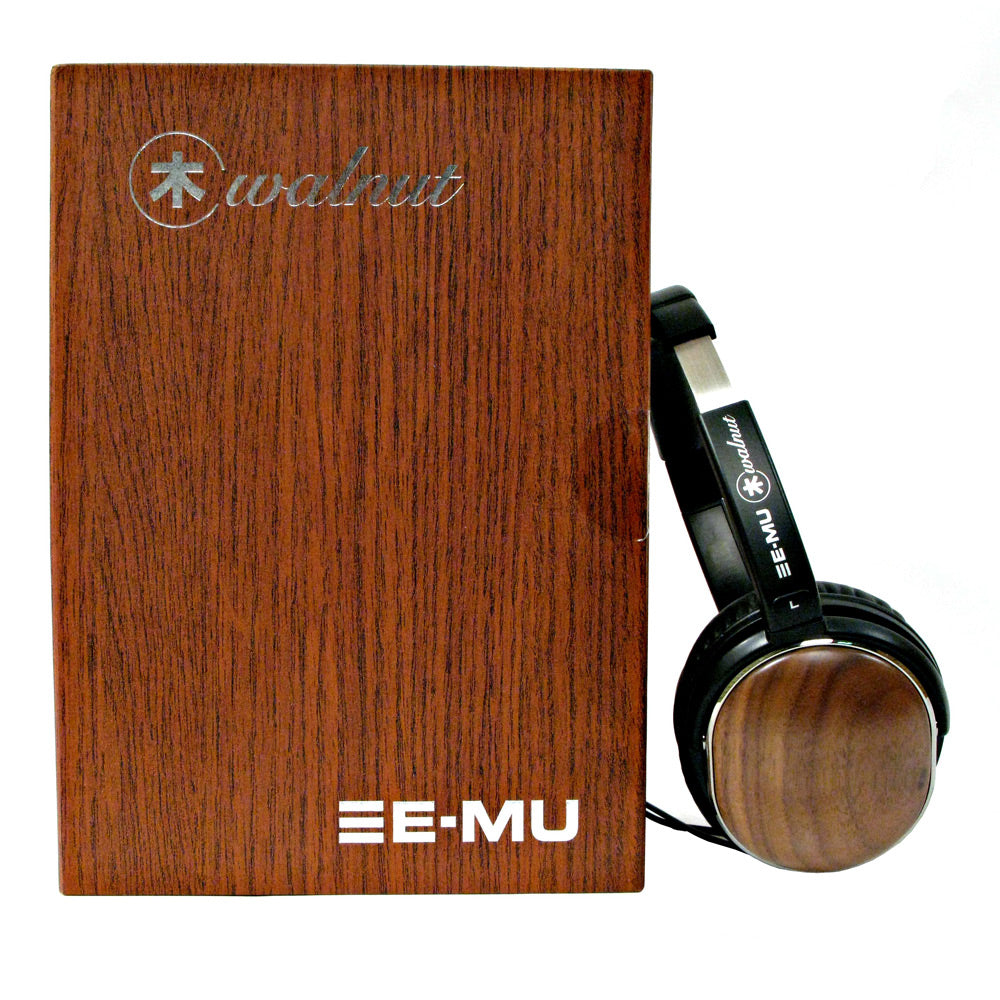 E-MU Walnut Lightweight Audiophile Headphones