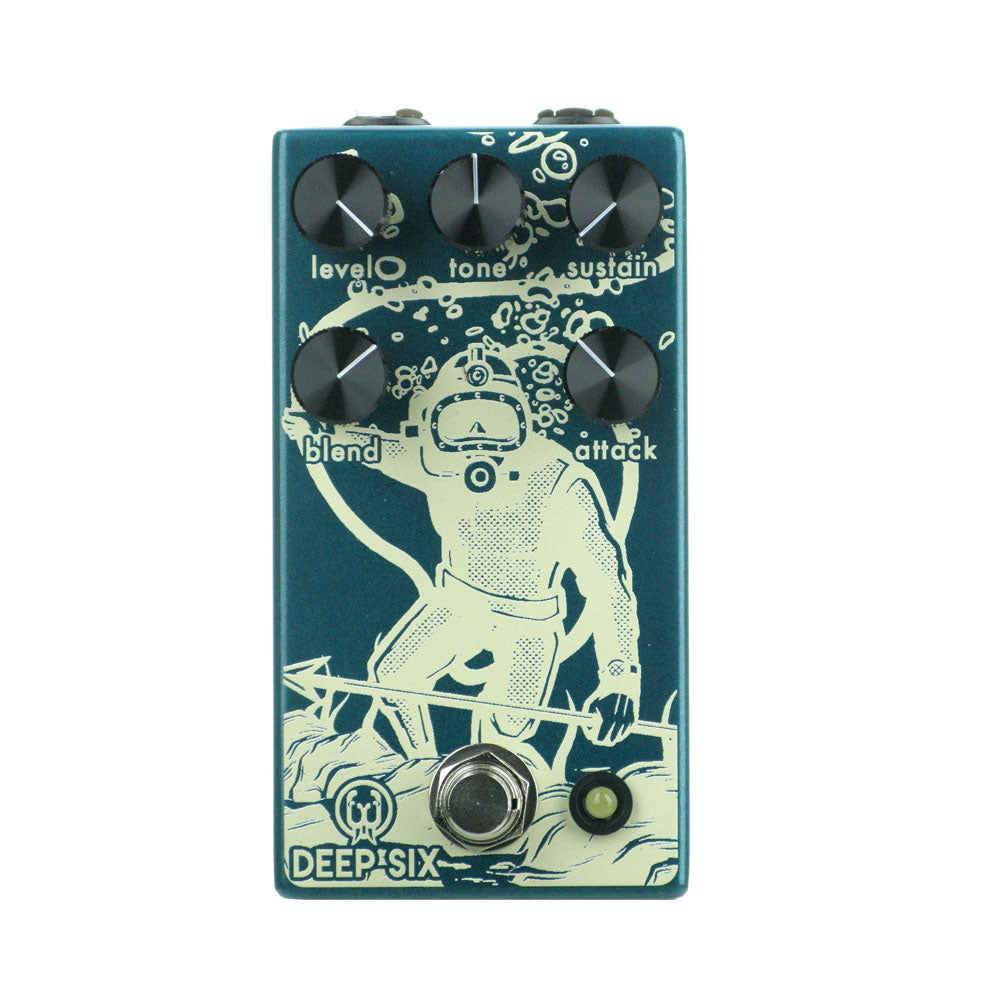 Walrus Audio Deep Six Compressor V3, Teal (Gear Hero Exclusive) guitar  pedals for any genre