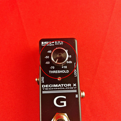 [USED] ISP Technologies Deci-Mate G Micro Decimator Noise Reduction Pedal (See Description)