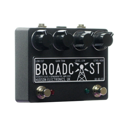 Hudson Broadcast Dual Switch Preamp Overdrive, Black (Gear Hero Exclusive)