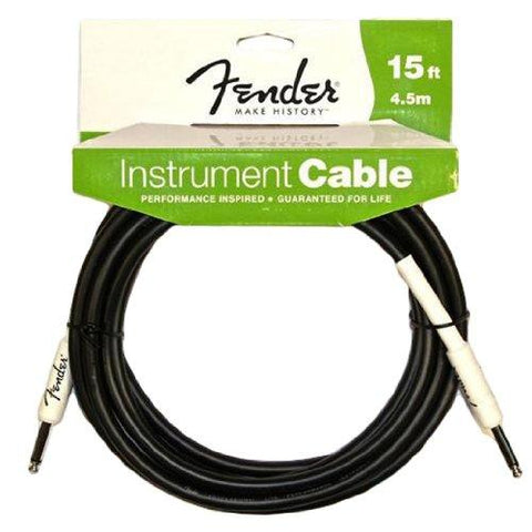 Fender 15-Foot Instrument Cable, Black