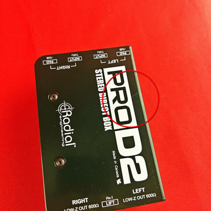 [USED] Radial ProD2 Passive 2 Channel Direct Box (See Description)