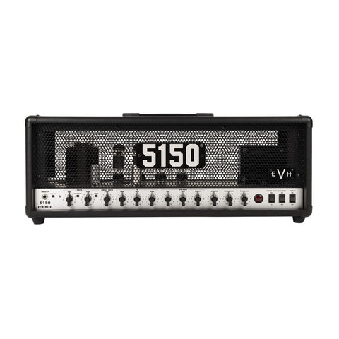EVH 5150 Iconic Series 80W Guitar Amplifier Head, Black
