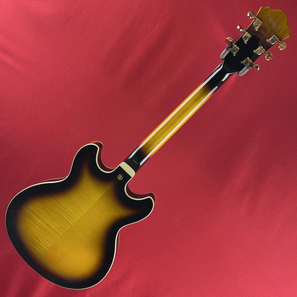 [USED] Ibanez AS93FMAYS Artcore Series Electric Guitar, Anitque Yellow Sunburst