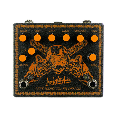 Lone Wolf Audio Left Hand Wrath Deluxe Distortion V3, Hammered Gray