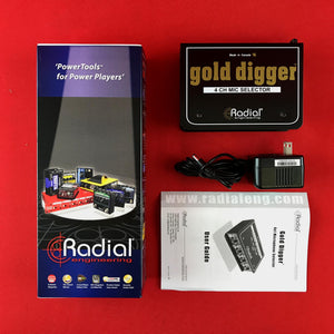 [USED] Radial Gold Digger 4-channel Mic Selector