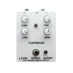 Lone Wolf Audio Caveman Death Metal Distortion, White (Gear Hero Exclusive)