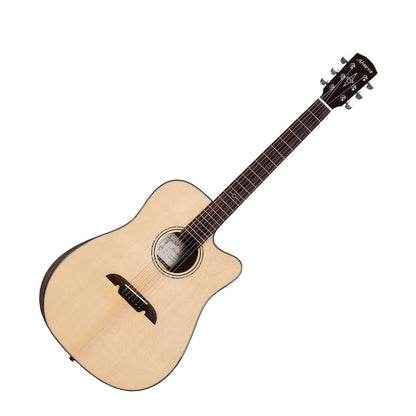 Alvarez ADE90CEAR Artist Elite Series Dreadnought Acoustic-Electric Guitar, Natural Gloss Finish