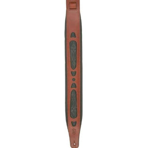 Levy's 2.5" Leather Strap with Foam Pad, Walnut