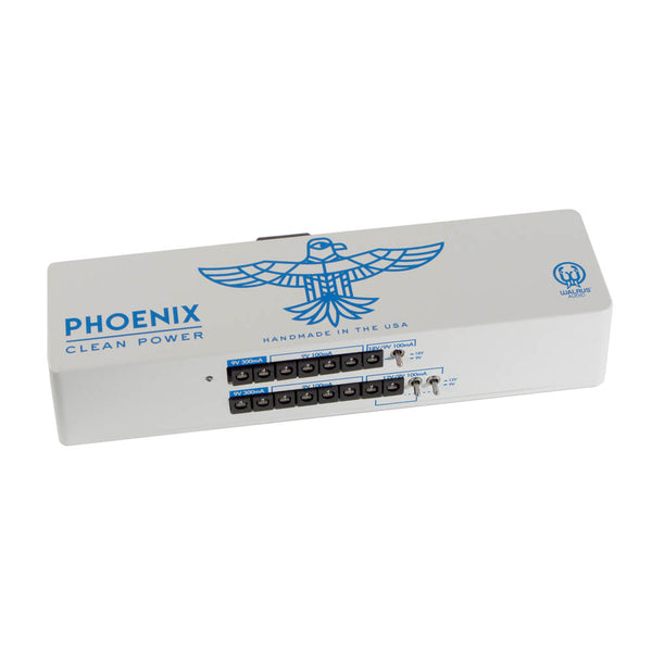 Walrus Audio Phoenix 15 Output Power Supply, White and Blue (Gear Hero Exclusive)