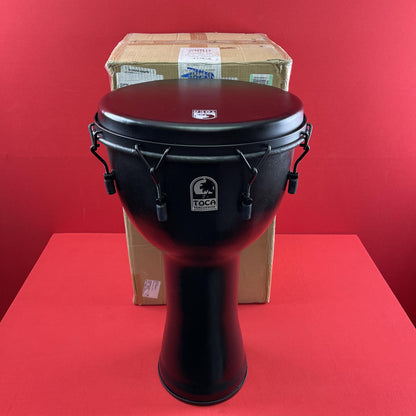 [USED] Toca SFDMX-14BMB Mechanically Tuned 14-Inch Djembe w/Bag, Black Mamba