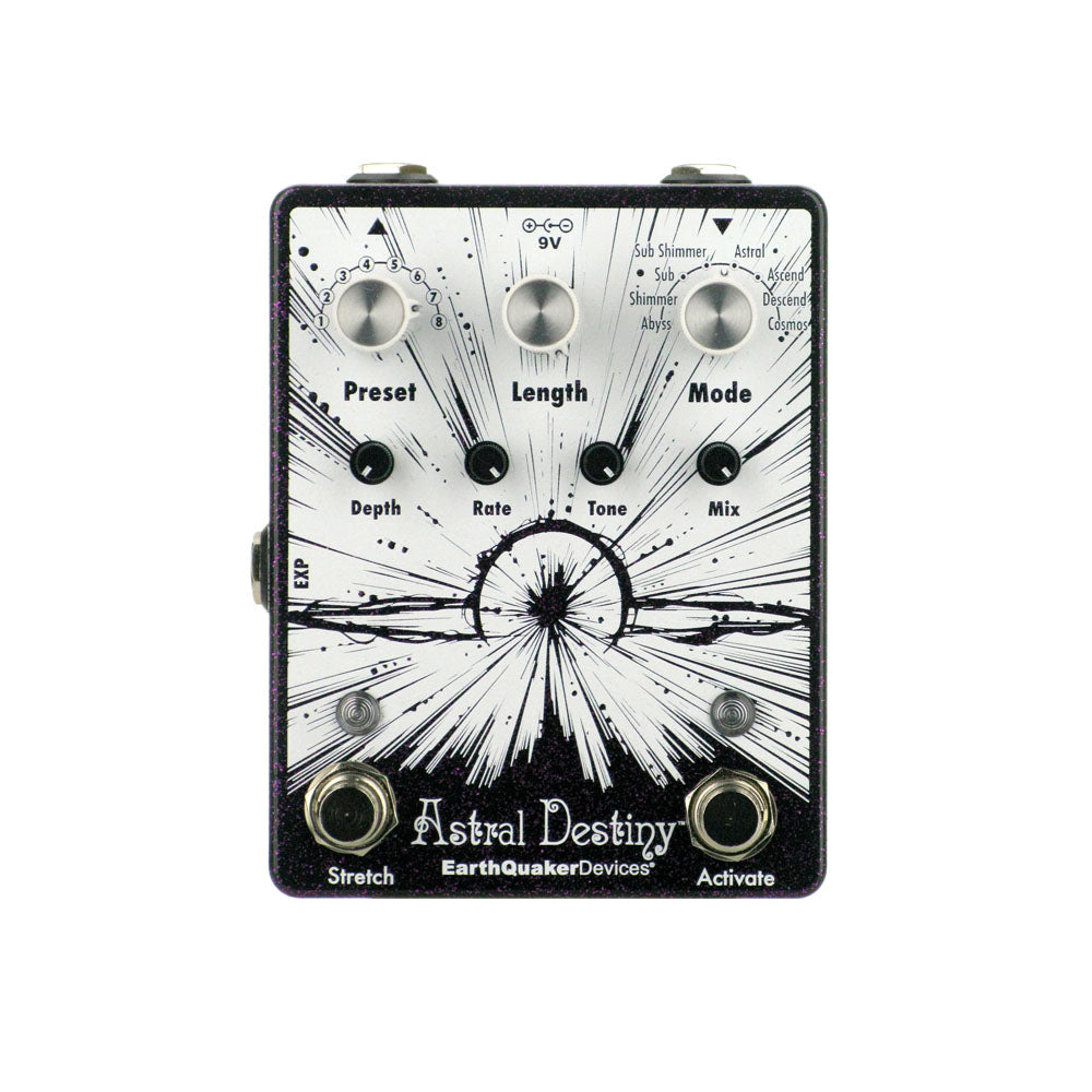 Earthquaker Devices Astral Destiny Octave Reverberation Machine, Purple Sparkle (Gear Hero Exclusive)