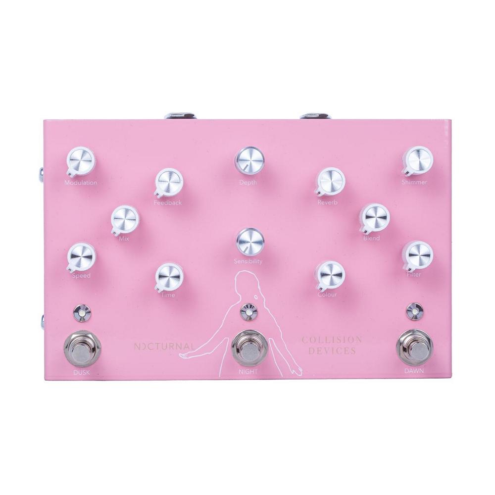 Collision Devices Nocturnal Delay Tremolo, Pink (Limited Edition)